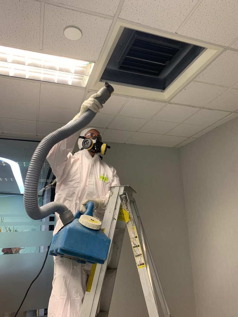 Sanitizing the Duct System